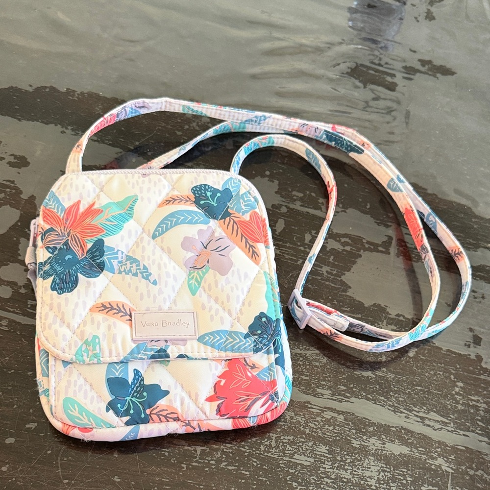 Vera Bradley Pastel Floral Crossbody Bag